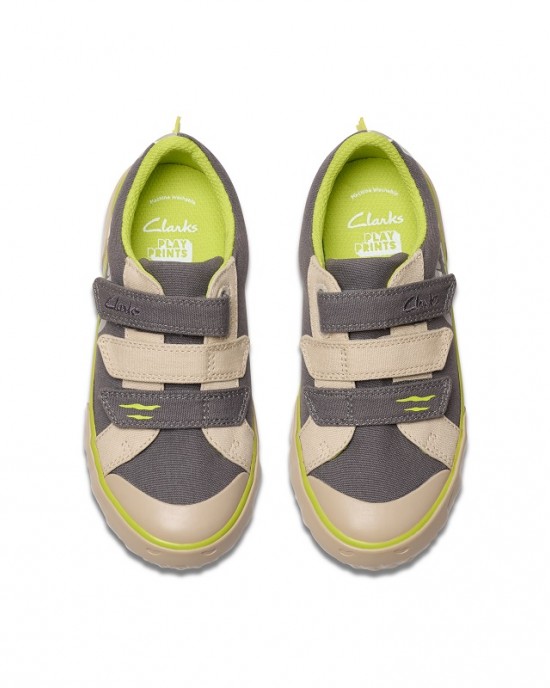 ΠΑΙΔΙΚΑ SNEAKERS ΠΑΝΙΝΑ CLARKS FOXING STOMP K