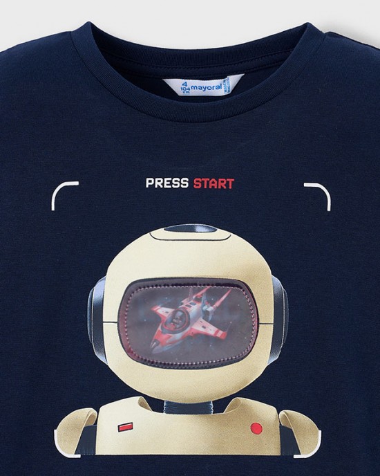 ΜΠΛΟΥΖΑ ΜΕ ΣΤΑΜΠΑ MAYORAL