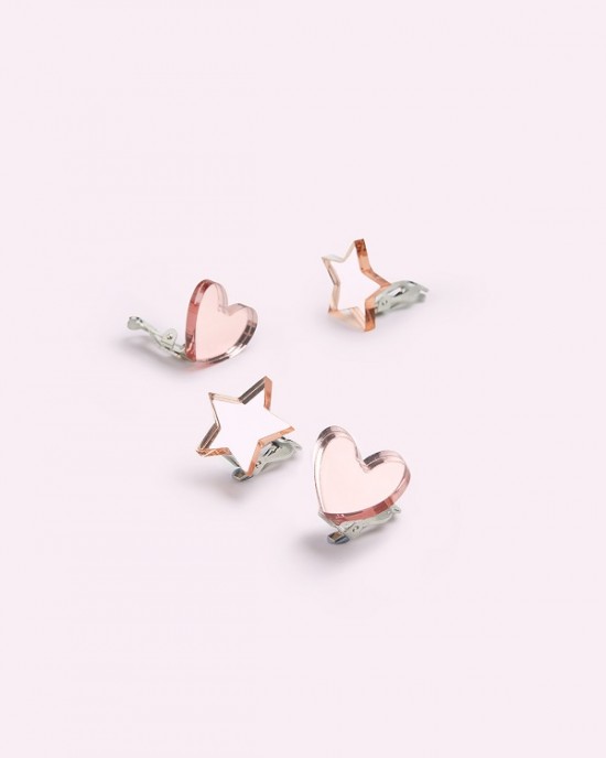 ΣΚΟΥΛΑΡΙΚΙΑ ΜΕ ΚΛΙΠ BALLET HEART MINI COOLS