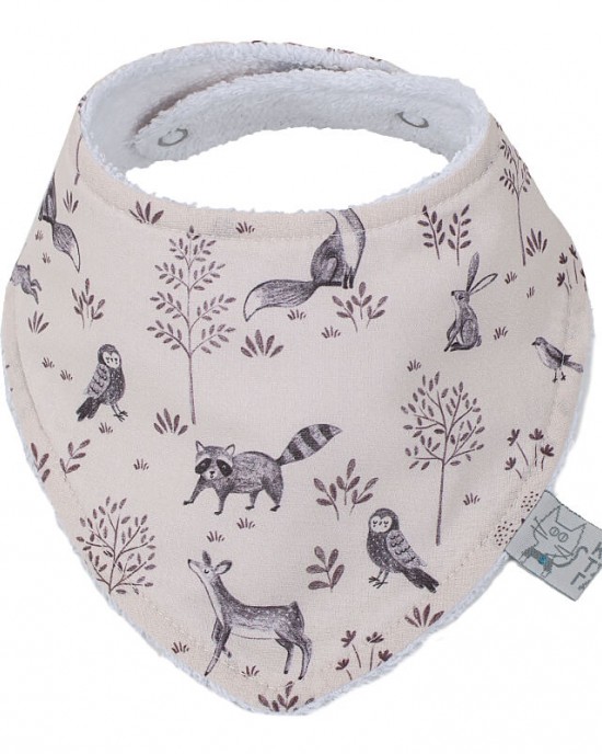 ΒΡΕΦΙΚΗ ΣΑΛΙΑΡΑ- ΜΠΑΝΤΑΝΑ FOREST ANIMALS  ΚΑΡΦΙΤΣΩΜΕΝΟΣ ΓΑΤΟΣ