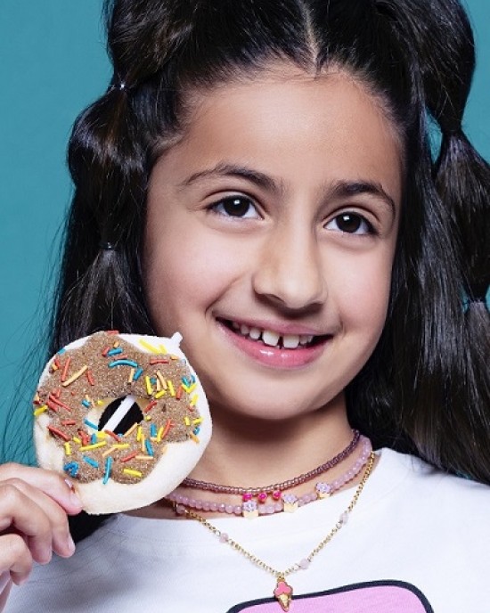 ΣΕΤ 3  ΚΟΛΙΕ PEARL ICE CREAM ALLOVER