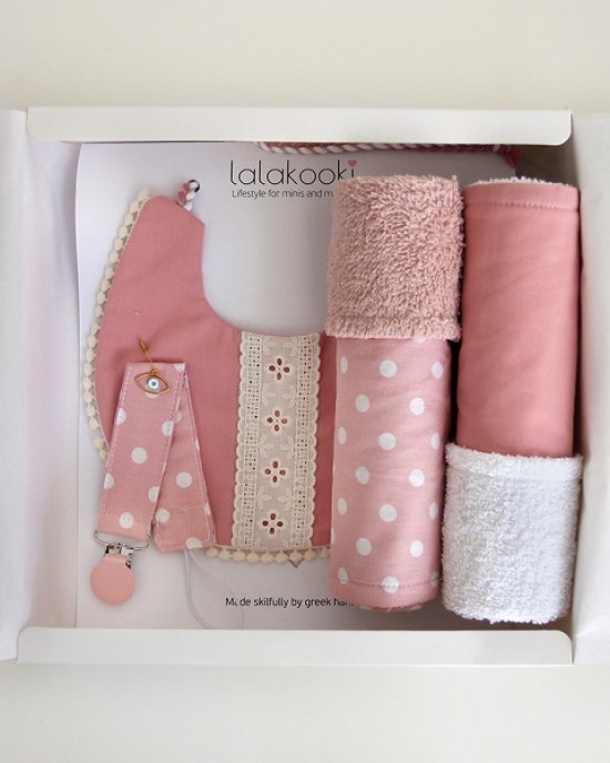 NEWBORN GIFT BOX DUSTY PINK VINTAGE LALAKOOKI 