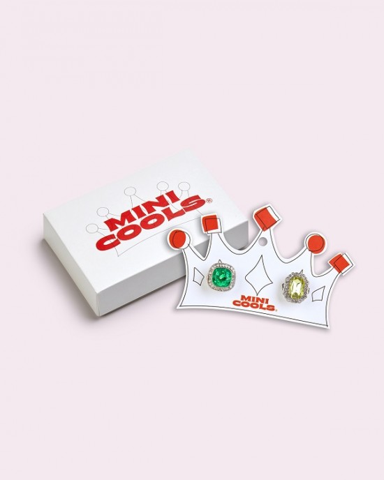 ΣΕΤ ΔΑΧΤΥΛΙΔΙΑ YELLOW GREEN GEM MINI COOLS