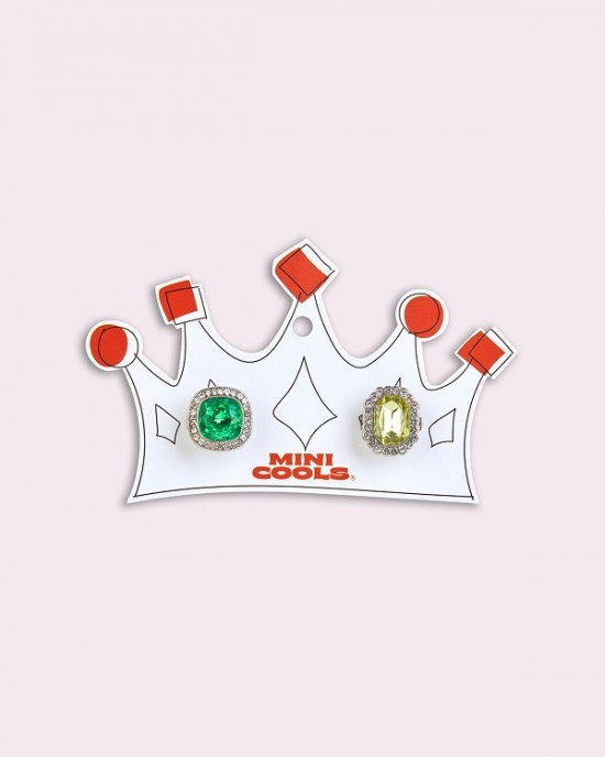 ΣΕΤ ΔΑΧΤΥΛΙΔΙΑ YELLOW GREEN GEM MINI COOLS